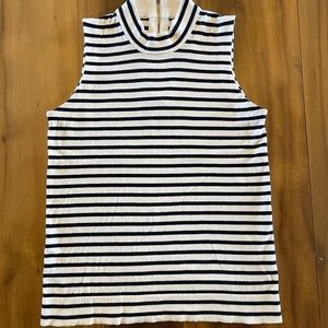 K. Crew, xs, sleeveless turtleneck top.